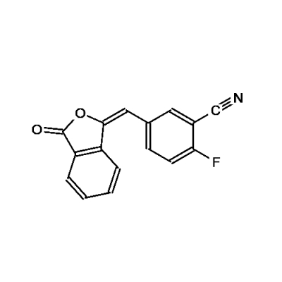 2-Fluoro-5-[(3-oxo-1(3H)-isobenzofuranylidene)methyl]-benzonitrile