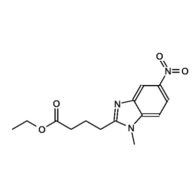 Ethyl 4-(1-Methyl-5-nitro-1H-benzo[d]imidazol-2-yl)butanoate