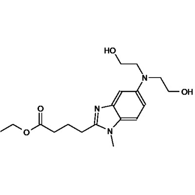 5-[Bis(2-hydroxyethyl) amino]-1-methyl-1H-benzimidazole- 2- butanoic acid ethyl ester