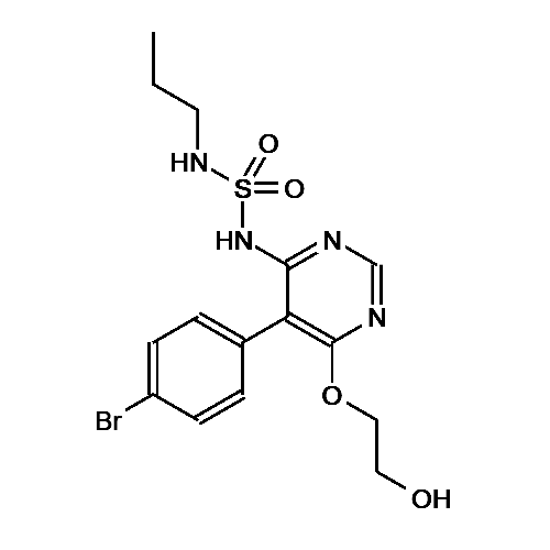 N-[5-(4-broMophenyl)-6-(2-hydroxyethoxy)-4-pyriMidinyl]-N-propyl-SulfaMide